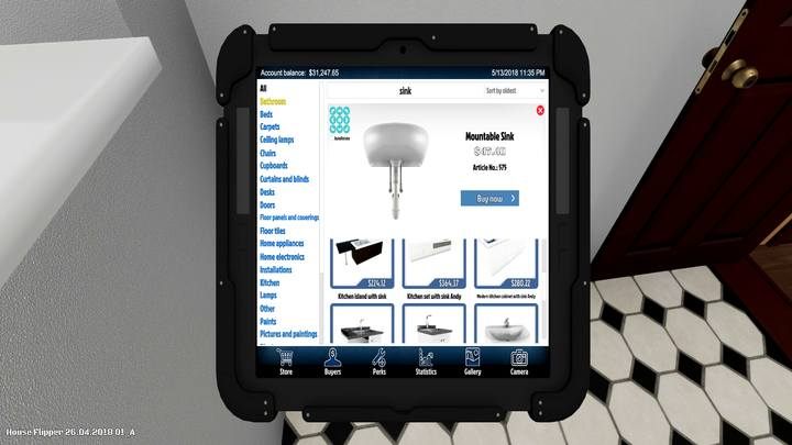 Montowalny zlew jest najtańszy i warto używać go przy każdej pracy - Zlecenie Jacek Grahamek (Jack Grahan), solucja, House Flipper - House Flipper - poradnik do gry