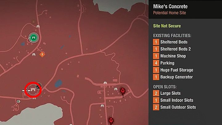 Kolejnym dogodnym miejscem do założenia bazy w Drucker County jest Mikes Concrete - Bazy w Drucker County | State of Decay 2 - State of Decay 2 - poradnik do gry