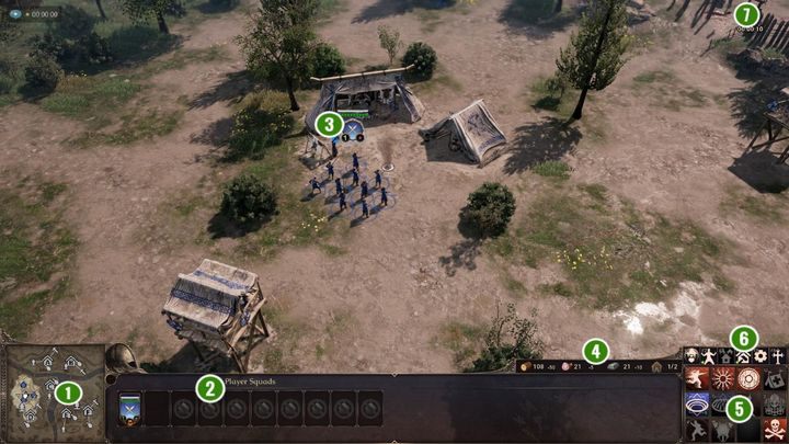 1 - Interfejs gry - Ancestors Legacy - poradnik do gry