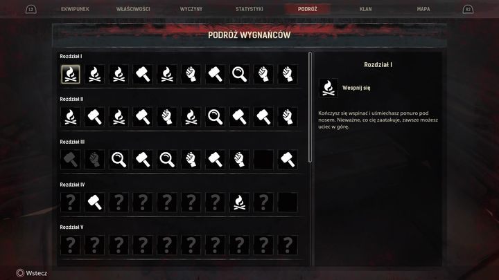 W menu znajdziesz zakładkę podróż, która jest dziennikiem zadań i samouczkiem w jednym - Conan Exiles: Jak zacząć? - Conan Exiles - poradnik do gry