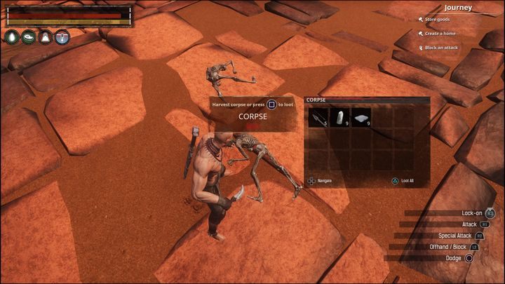 Po pokonaniu konkretnego zwierzęcia lub człowieka, możecie je ograbić z przedmiotów - Conan Exiles: Najczęściej popełniane błędy - Conan Exiles - poradnik do gry