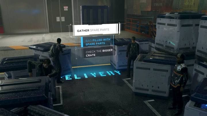 Zbierz zapasy z magazynów CyberLife - Części zamienne | Markus | Solucja Detroit Become Human - Detroit Become Human - poradnik do gry