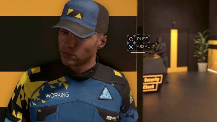 Ważne jest, jakie podejście zastosujesz już od początku - musisz wiedzieć, do jakiego zakończenia gry chcesz zmierzać: pokoju z ludźmi, czy wojny - Wieża Stratford | Markus | Solucja Detroit Become Human - Detroit Become Human - poradnik do gry