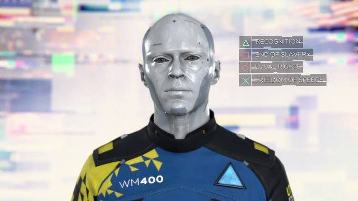 Teraz przychodzi czas na najważniejszą scenę w tym rozdziale- przemowa - Wieża Stratford | Markus | Solucja Detroit Become Human - Detroit Become Human - poradnik do gry