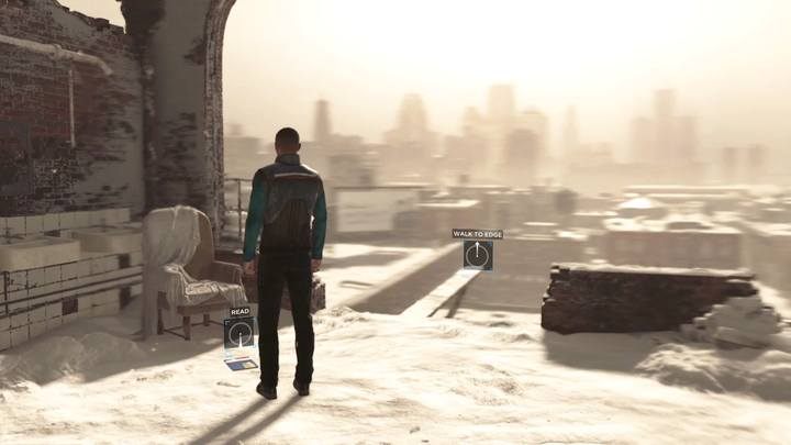 Na tym etapie możesz rozpocząć pomniejszy wątek romansu Markusa z North, o ile posiadasz z nią bardzo dobre (najmniej przyjacielskie) relacje - Marsz wolności | Markus | Solucja Detroit Become Human - Detroit Become Human - poradnik do gry