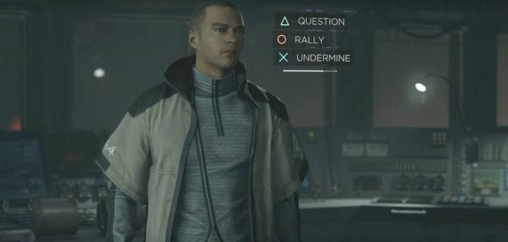 Markus może pomóc zwiększyć niestabilność systemu Connora prowadząc sterowany dialog - Rozdroża - wątek Markusa | Sceny wspólne | Solucja Detroit Become Human - Detroit Become Human - poradnik do gry