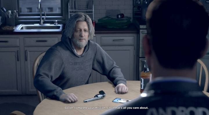 Jeśli ujrzysz scenę Connora w domu Hanka, już nic nie uratuje go przed samobójstwem - Noc duszy | Sceny wspólne | Solucja Detroit Become Human - Detroit Become Human - poradnik do gry