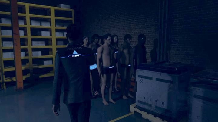 Zbiegłego defekta znajdziesz między innymi, nieaktywnymi - Klub Eden | Connor | Solucja Detroit Become Human - Detroit Become Human - poradnik do gry