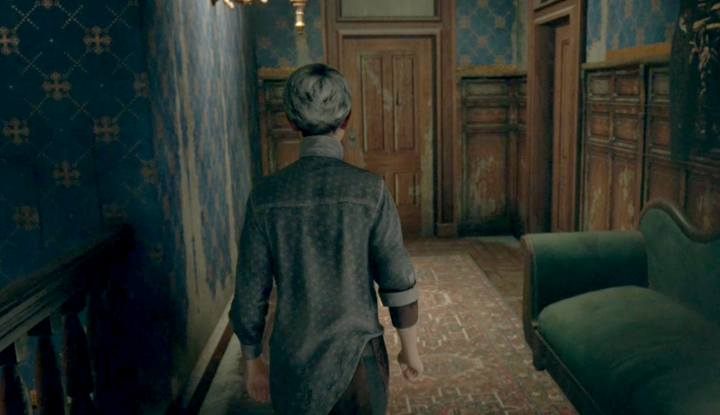 Alice znajduje się za ostatnimi, podniszczonymi drzwiami górnego korytarza - Luther na korytarzu ignoruje cię - Zlatko | Kara | Solucja Detroit Become Human - Detroit Become Human - poradnik do gry