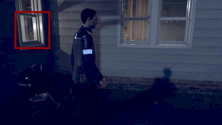 Ostatnie okno jest łatwe do przeoczenia (po lewej), znajduje się bowiem obok głównego okna (po prawej), przez które widać Hanka - Rosyjska ruletka | Connor | Solucja Detroit Become Human - Detroit Become Human - poradnik do gry