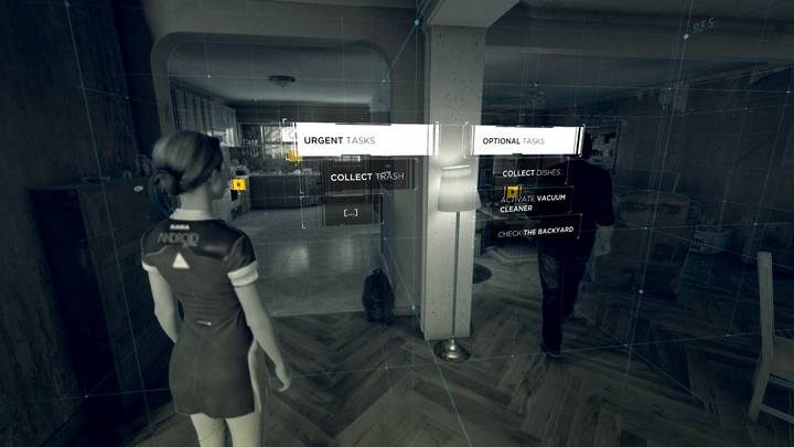 Naciskając R2 zobaczysz, jakie zadania masz do wykonania - Nowy dom | Kara | Solucja Detroit Become Human - Detroit Become Human - poradnik do gry