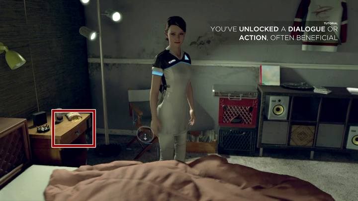 Broń znajdziesz w szufladzie przy łóżku - Nowy dom | Kara | Solucja Detroit Become Human - Detroit Become Human - poradnik do gry