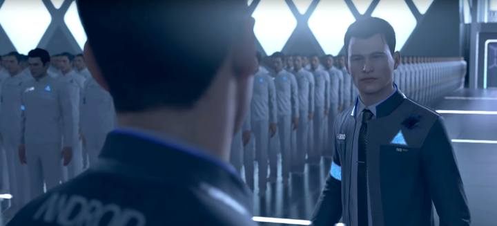 Jeśli Connor stał się defektem, będzie musiał zmierzyć się ze swoim sobowtórem-maszyną - Bitwa o Detroit - wątek Connora | Sceny wspólne | Solucja Detroit Become Human - Detroit Become Human - poradnik do gry