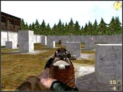 Musisz pokonać drużynę czerwonych (wystarczy jeden celny strzał na każdego z nich) a następnie dotrzeć do flagi, aby ją zdobyć - Vietcong - poradnik do gry