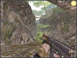 Po dojściu do południowych skał wpadniesz na pierwszych wrogów - THREE CANYONS cz.2 | Vietcong - Vietcong - poradnik do gry