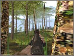 Idź więc dalej, cały czas trzymając się przy górce (powinno się ją mieć po prawej) - OPERATION TIN-CAN cz.6 | Vietcong - Vietcong - poradnik do gry