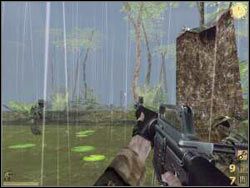 Ruszaj w kierunku strefy oznaczonej na czerwono (na mapie) - BRUSH AND SWEEP | Vietcong - Vietcong - poradnik do gry