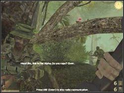 Po przejściu kilkudziesięciu metrów ponownie zapali się ikonka radia - PO TLONG KARAI cz.1 | Vietcong - Vietcong - poradnik do gry