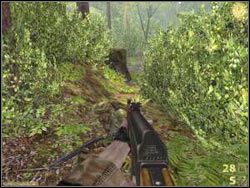 Jeśli chcesz możesz kierować się według tego co pokazuje mapa aczkolwiek radziłbym skorzystać z usług Nhuta - BAHNAR VILLAGE cz.1 | Vietcong - Vietcong - poradnik do gry