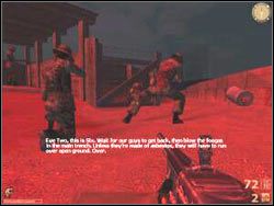 Gdy tylko komunikat ten się pojawi BIEGNIJ do centralnej części obozu - THEYRE COMING cz.2 | Vietcong - Vietcong - poradnik do gry