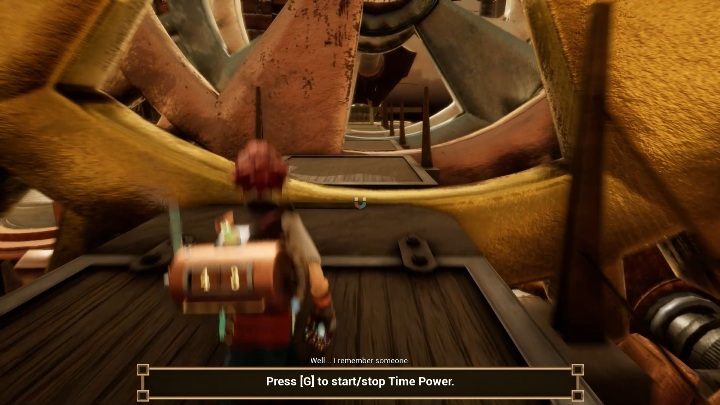 Aby dostać się dalej musisz przejść przez wielkie zębatki - Opis przejścia lokacji 1. | The Watchmaker - The Watchmaker - poradnik do gry