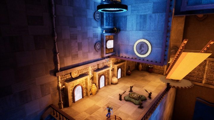 Na początku musisz w odpowiedniej kolejności wejść do portali - Opis przejścia lokacji 2. | The Watchmaker - The Watchmaker - poradnik do gry