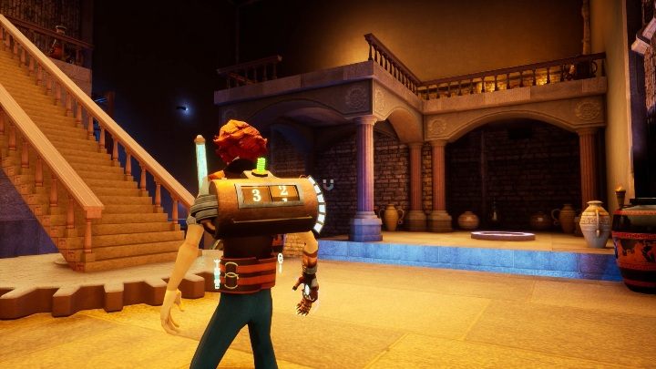 Potem zejdź na dół, postaw cień na jednym przycisku ze znakiem bliźniąt, przejdź spokojnie po róże i stań na drugim - Opis przejścia lokacji 2. | The Watchmaker - The Watchmaker - poradnik do gry