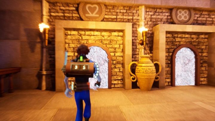 Ponownie wejdź w portal niebieski i zamknij portale z numerem 2 i 3 - Rozwiązanie zagadek z lokacji 2. | Opis przejścia | The Watchmaker - The Watchmaker - poradnik do gry