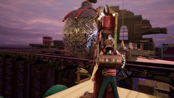 Musisz wziąć wielki magnes i zepchnąć kulę znajdującą się przed tobą - Opis przejścia lokacji 3. | The Watchmaker - The Watchmaker - poradnik do gry