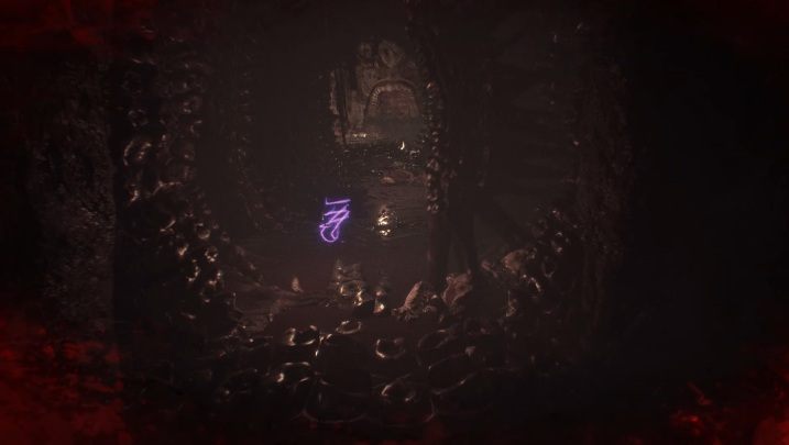 Gdy pójdziesz do przodu trafisz na potwora, ten zaatakuje cię, więc od razu uciekaj - Część 1 - The Mind Maze | Solucja | Agony - Agony - poradnik do gry