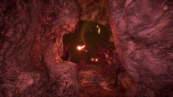 Gdy dotrzesz do terenów bez drzewa musisz rzucić pochodnią na drugą stronę jeziora, aby się do niej dostać po prostu przepłyń - Część 2 - The Floating Forest | Solucja | Agony - Agony - poradnik do gry