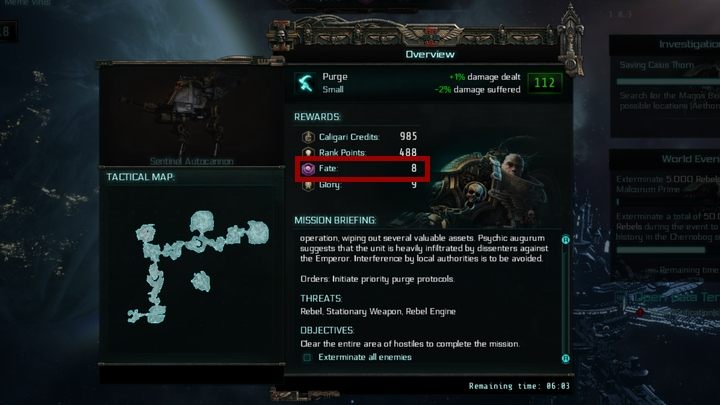 Również śledztwa dają dodatkowe punkty Przeznaczenia - Punkty przeznaczenia w Warhammer Martyr - Warhammer 40,000: Inquisitor - Martyr - poradnik do gry