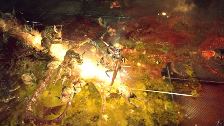 Horda atakująca Inkwizytora. - Stacja Przekaźnikowa | misja w Warhammer 40,000: Inquisitor - Martyr - Warhammer 40,000: Inquisitor - Martyr - poradnik do gry