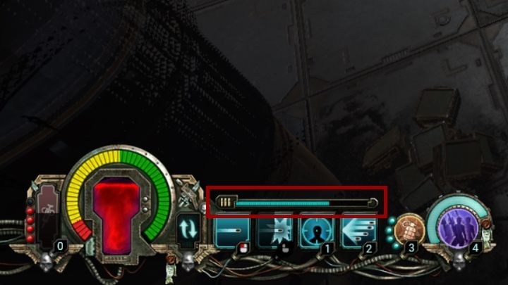 W momencie gdy wskaźnik się dojdzie do zera broń zostanie automatycznie przeładowana - Amunicja i przegrzanie w walce | Warhammer 40,000: Inquisitor - Martyr - Warhammer 40,000: Inquisitor - Martyr - poradnik do gry