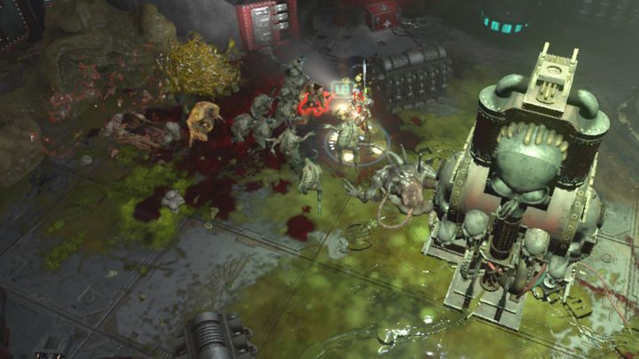 Grupa świeżo wyklutych Nurglingów. - Cogitator Nosferyczny - Duch Maszyny - Solucja Warhammer Martyr - Warhammer 40,000: Inquisitor - Martyr - poradnik do gry