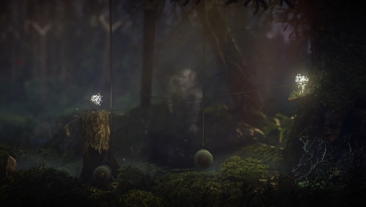 Wokół prawego równoważnika obwiń włóczkę - Jak ustawić bohaterów na 4 poziomie w Unravel 2? - Unravel 2 - poradnik do gry