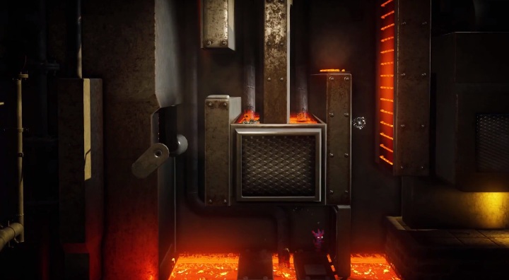 Zeskocz na dół i zsuń się po ścianie - Poziom 5 - Is That All There, solucja Unravel 2 - Unravel 2 - poradnik do gry