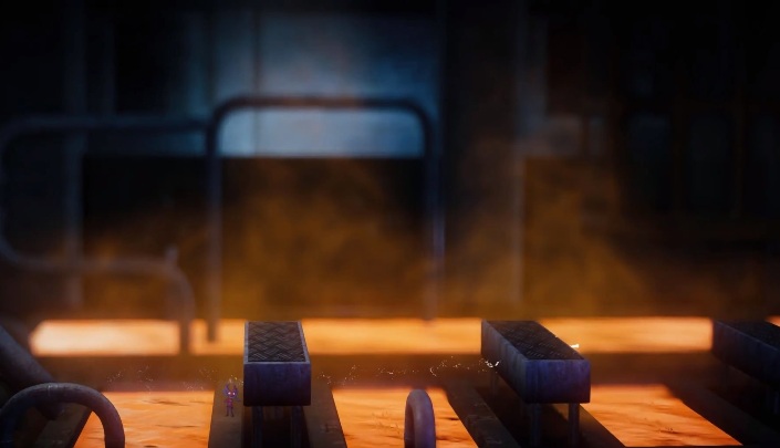 Kawałek dalej trafisz na rury służące ci za trampoliny - Poziom 5 - Is That All There, solucja Unravel 2 - Unravel 2 - poradnik do gry