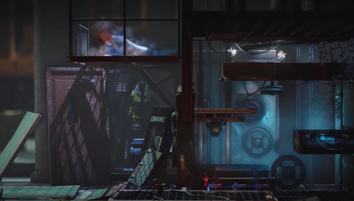 Kawałek dalej trafisz na kolejne dźwignie - Poziom 5 - Is That All There, solucja Unravel 2 - Unravel 2 - poradnik do gry