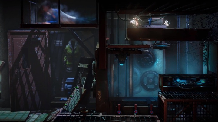 Potem podziel swoich bohaterów i stań tak, aby oboje znaleźli się w wyznaczonych punktach - Poziom 5 - Is That All There, solucja Unravel 2 - Unravel 2 - poradnik do gry