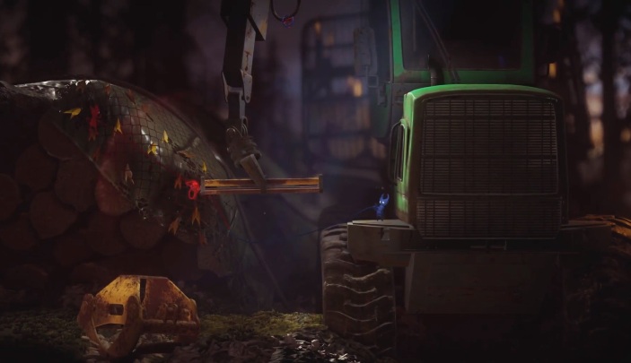 Idąc dalej trafisz na koparkę - Poziom 6 - Ashes To Ashes, solucja Unravel 2 - Unravel 2 - poradnik do gry