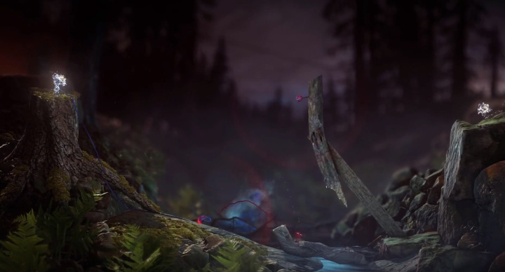 W lesie trafisz na miejsce, w którym będziesz musiał ustawić swoich bohaterów - Poziom 6 - Ashes To Ashes, solucja Unravel 2 - Unravel 2 - poradnik do gry