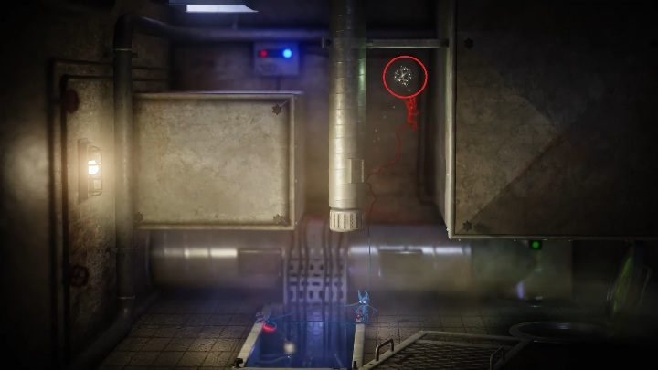 Drugi sekret zajdziesz w szybie wentylacyjnym - Sekrety w Foreign Shore and Hideaway - poziom 1 i 2 - Unravel 2 - poradnik do gry