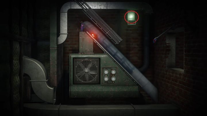 Piątą znajdzkę zdobędziesz wychodząc z szybu wentylacyjnego - Sekrety w Foreign Shore and Hideaway - poziom 1 i 2 - Unravel 2 - poradnik do gry