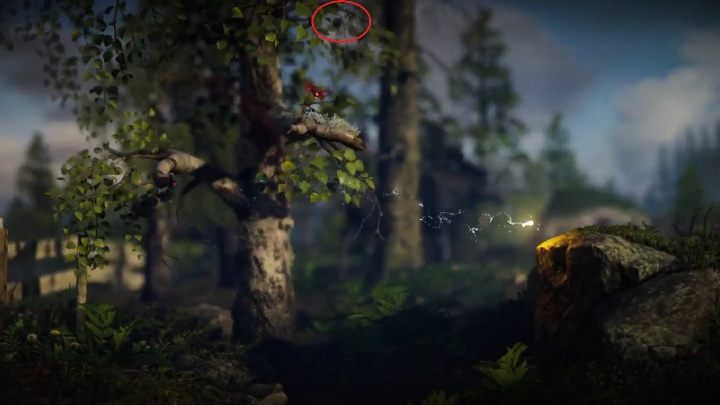 Kolejny sekret znajdziesz zaraz za płotem - Sekrety Little Frogs - poziom 3 Unravel 2 - Unravel 2 - poradnik do gry