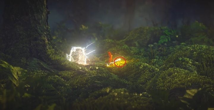 Po odpaleniu poziomu Nightswimming włączy się cutscenka - Sekrety w Nightswimming poziom 4 Unravel 2 - Unravel 2 - poradnik do gry