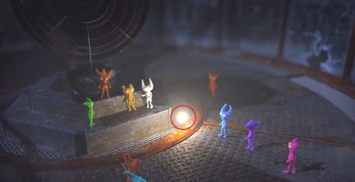 Ten sekret zostanie zabrany przez twoich bohaterów podczas cutscenki kończącej grę - Sekrety w At The Rapids, poziom 7 Unravel 2 - Unravel 2 - poradnik do gry