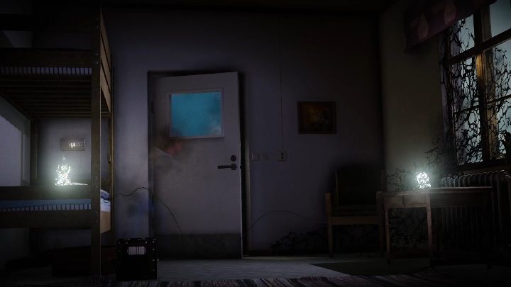 Tam, aby przejść dalej musisz wskoczyć jednym bohaterem na półkę przy oknie i stanąć w świecącym się miejscu - Poziom 2 - Hideaway | Solucja - Unravel 2 - poradnik do gry