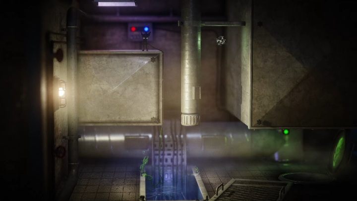 Po wejściu w szyb wentylacyjny na dachu trafisz do jednego z budynków - Poziom 2 - Hideaway | Solucja - Unravel 2 - poradnik do gry