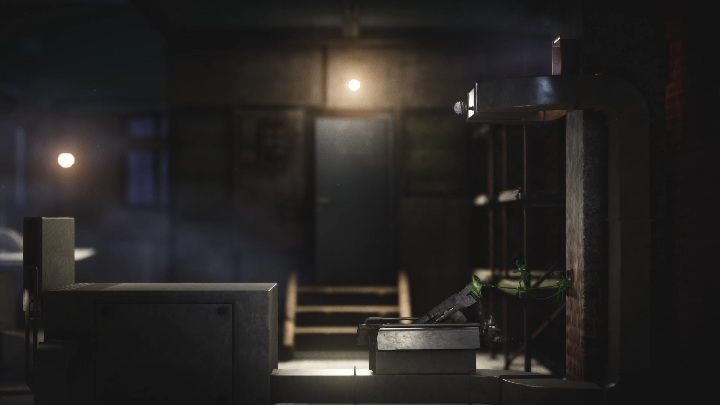 Potem stwórz most przy ścianie, odbij się od niego, zahacz włóczkę na górze i wyskocz z pomieszczenia - Poziom 2 - Hideaway | Solucja - Unravel 2 - poradnik do gry